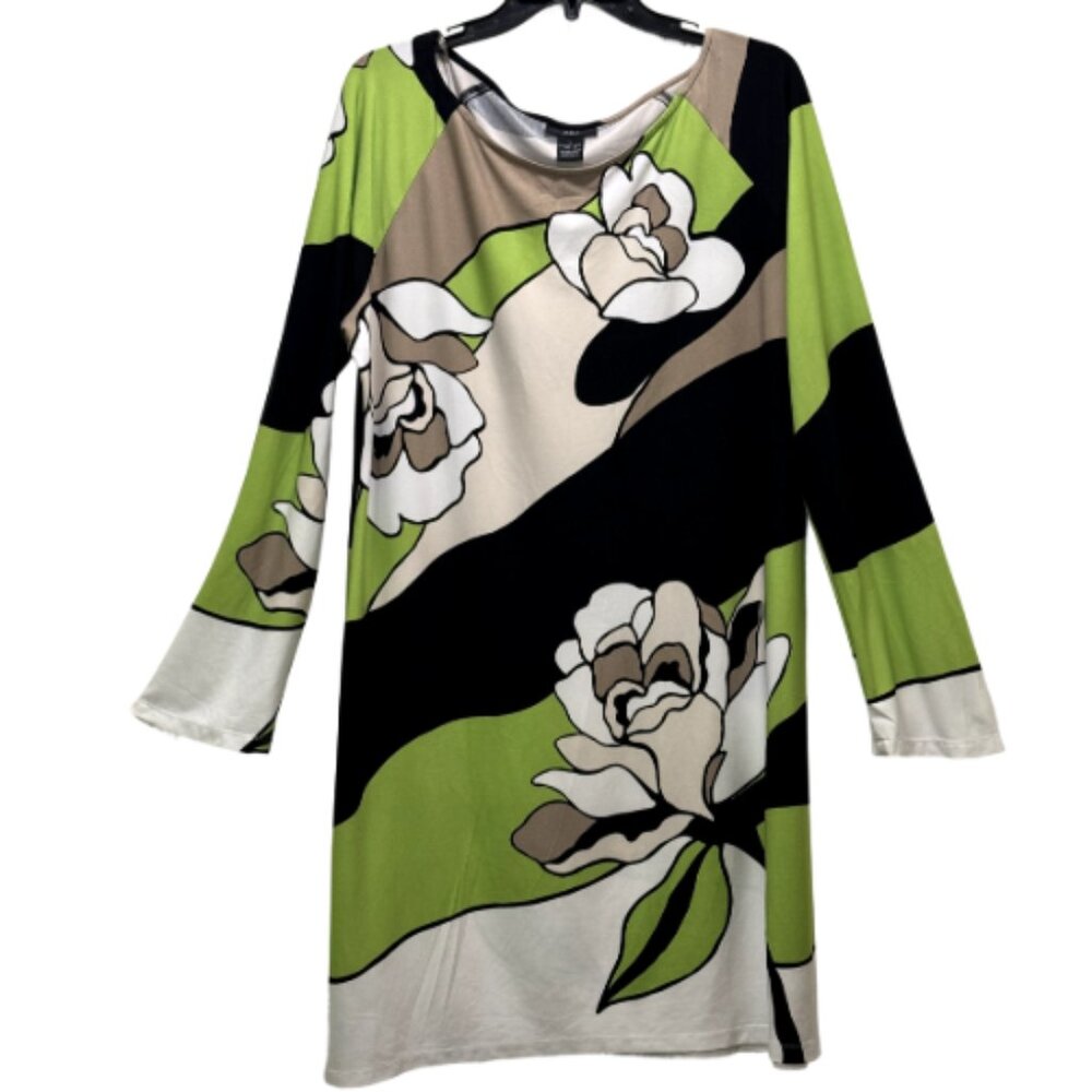 Women Colorful Shift Dress Size L